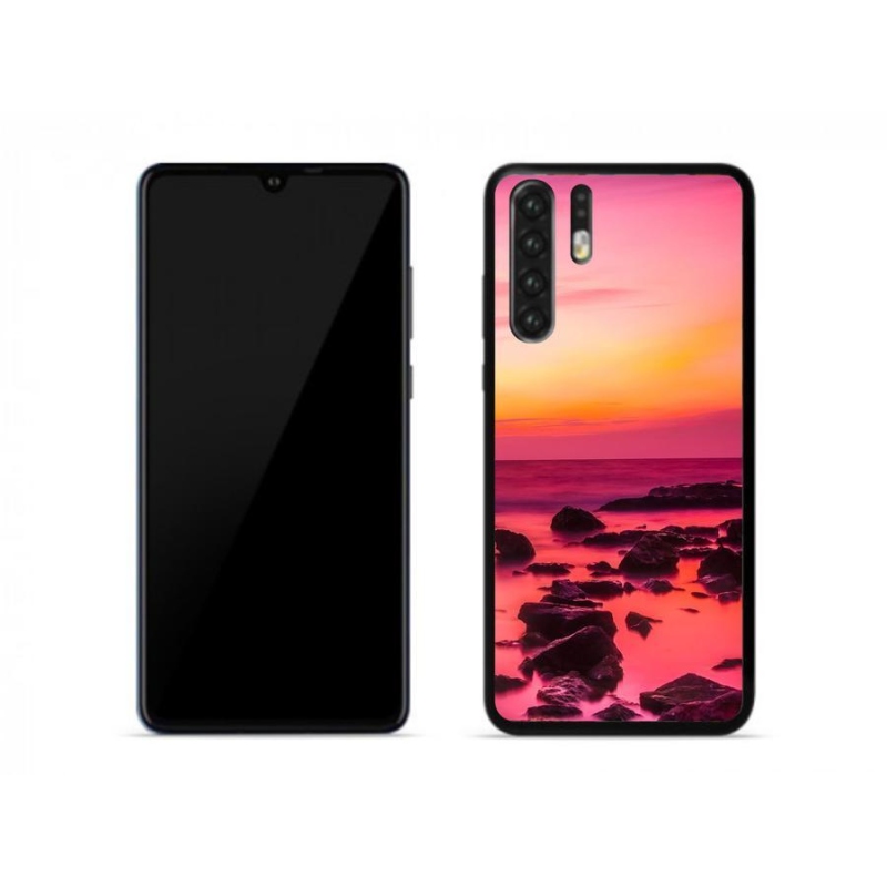 Gélový kryt mmCase na mobil Huawei P30 Pro - more a žiara