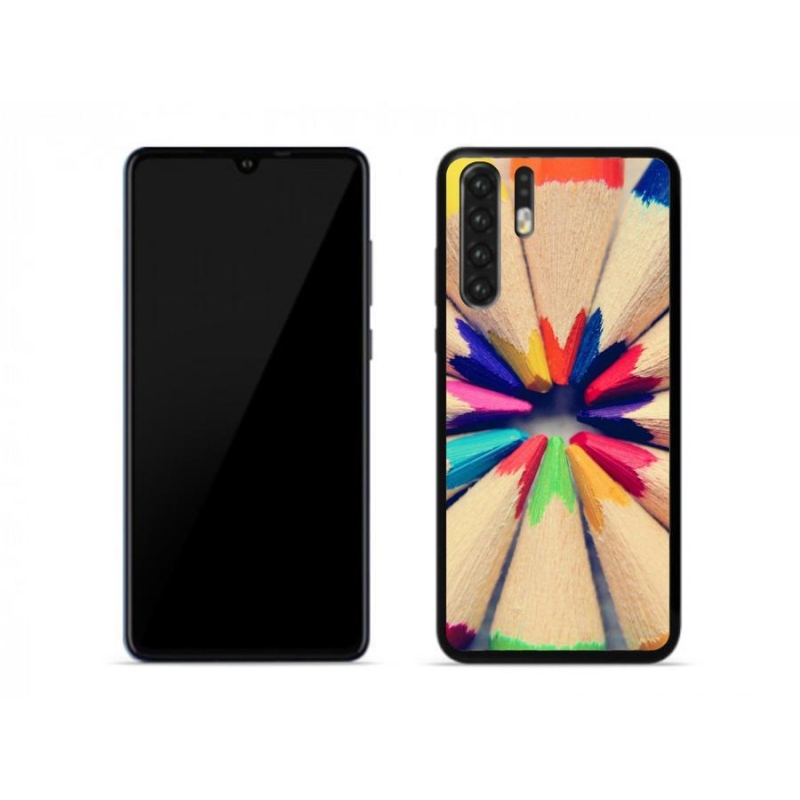 Gélový kryt mmCase na mobil Huawei P30 Pro - pastelky