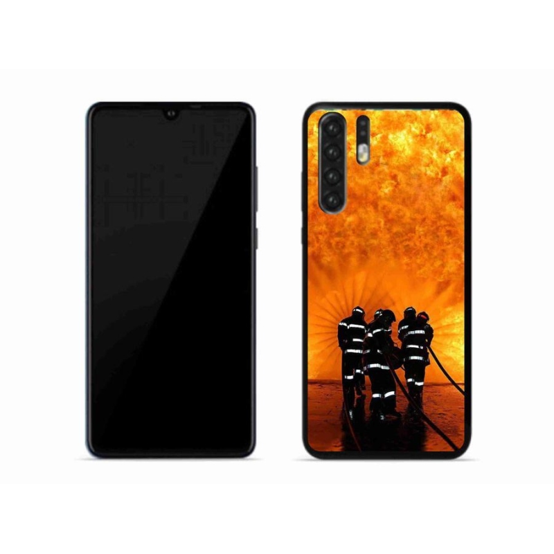 Gélový kryt mmCase na mobil Huawei P30 Pro - požiar