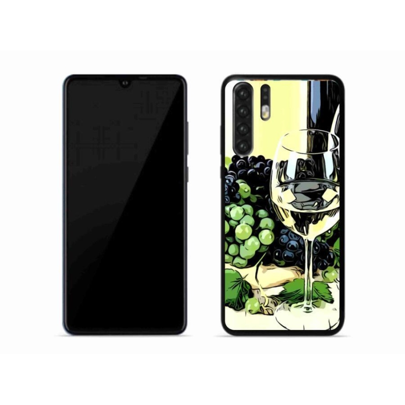 Gélový kryt mmCase na mobil Huawei P30 Pro - pohár vína