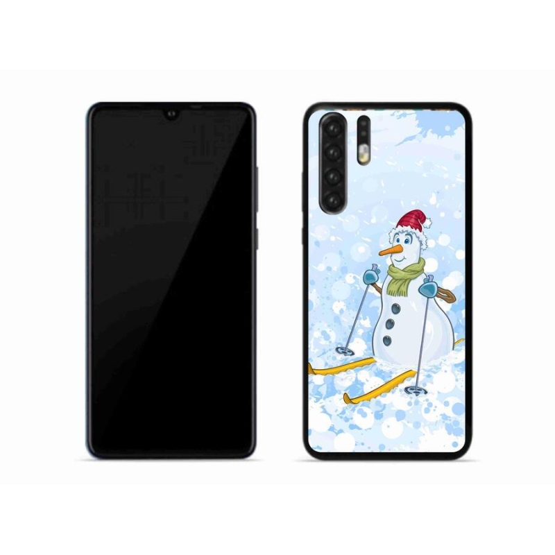 Gélový kryt mmCase na mobil Huawei P30 Pro - snehuliak