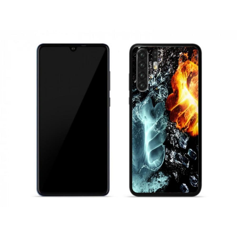 Gélový kryt mmCase na mobil Huawei P30 Pro - voda a oheň