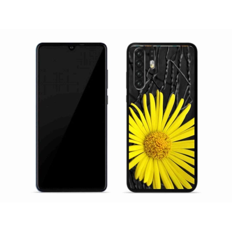 Gélový kryt mmCase na mobil Huawei P30 Pro - žltý kvet