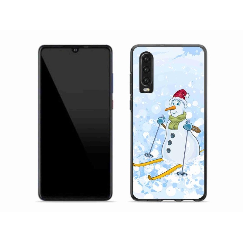 Gélový kryt mmCase na mobil Huawei P30 - snehuliak