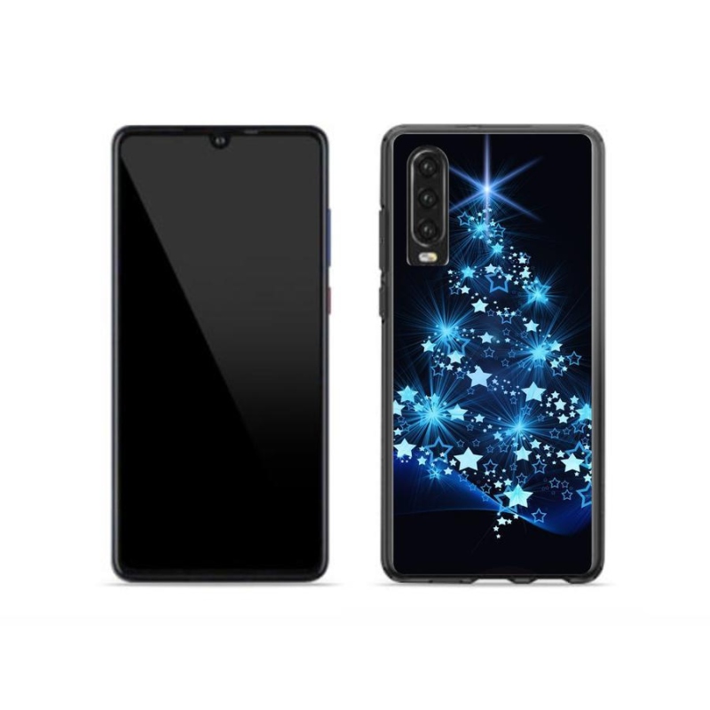 Gélový kryt mmCase na mobil Huawei P30 - vianočný stromček