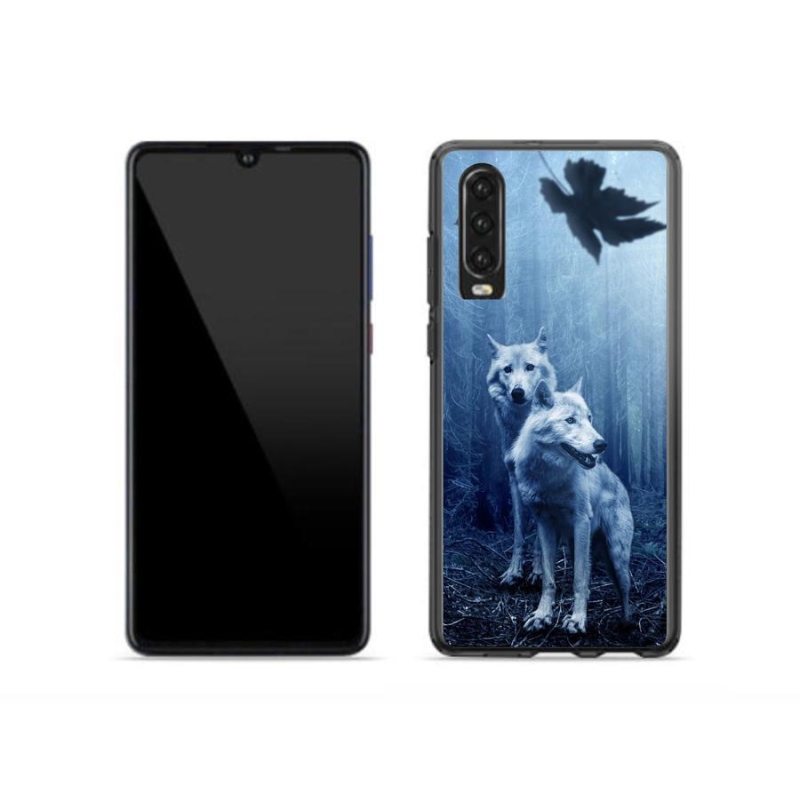 Gélový kryt mmCase na mobil Huawei P30 - vlci v lese