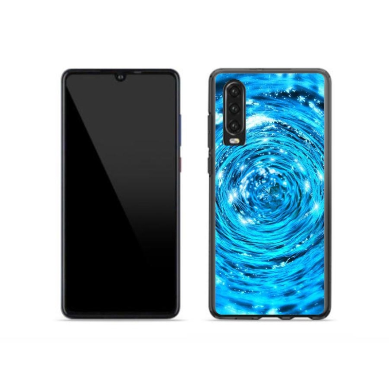 Gélový kryt mmCase na mobil Huawei P30 - vodný vír