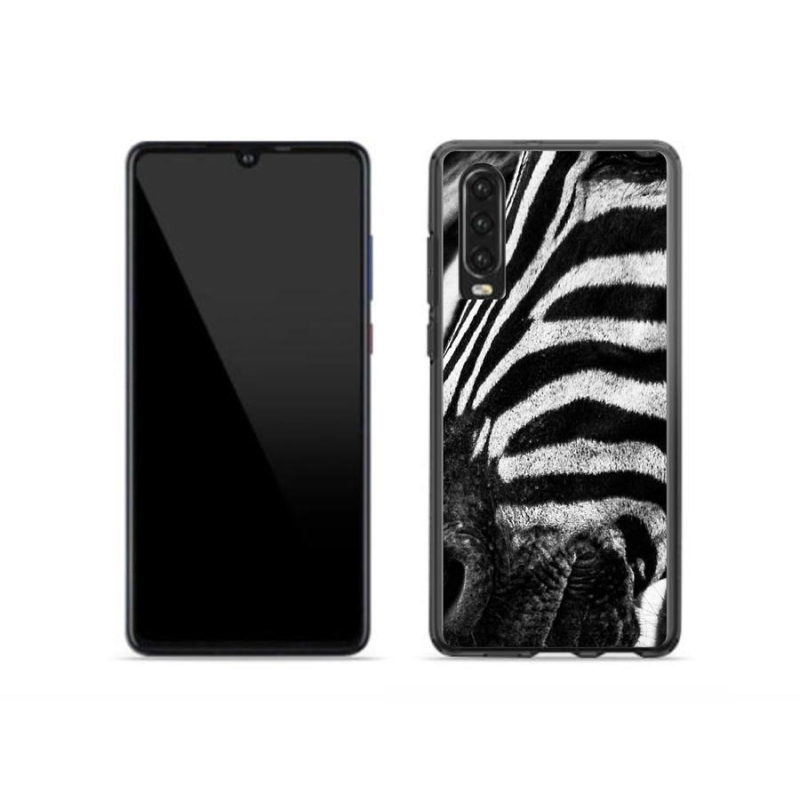 Gélový kryt mmCase na mobil Huawei P30 - zebra