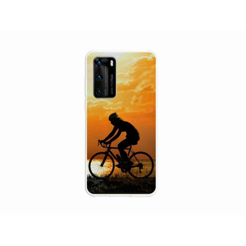 Gélový kryt mmCase na mobil Huawei P40 - cyklovýlety