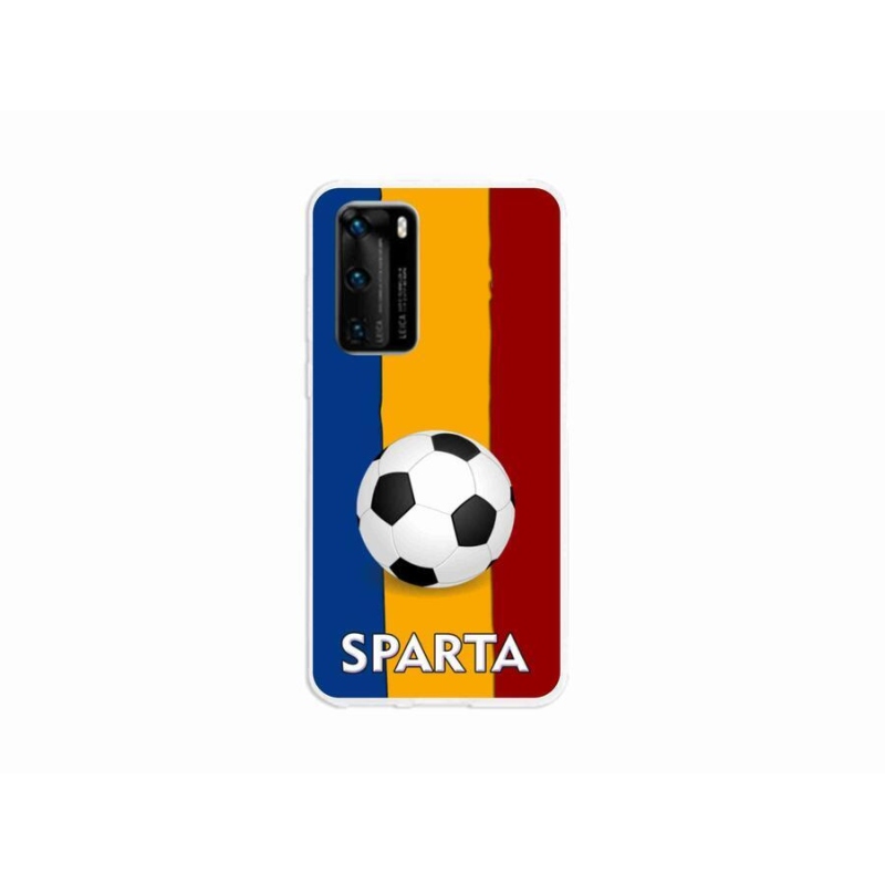 Gélový kryt mmCase na mobil Huawei P40 - futbal 1