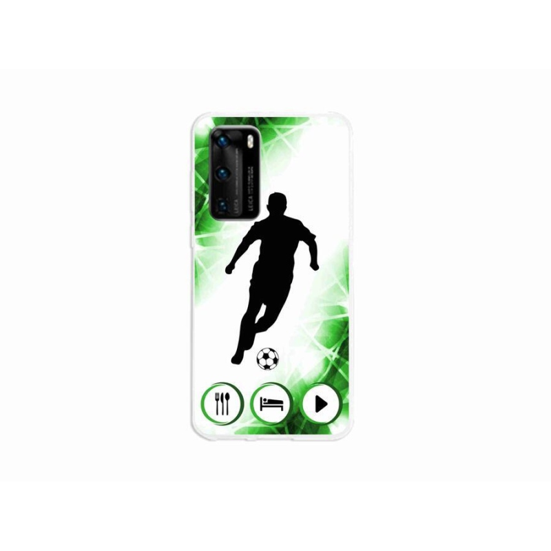 Gélový kryt mmCase na mobil Huawei P40 - futbalista