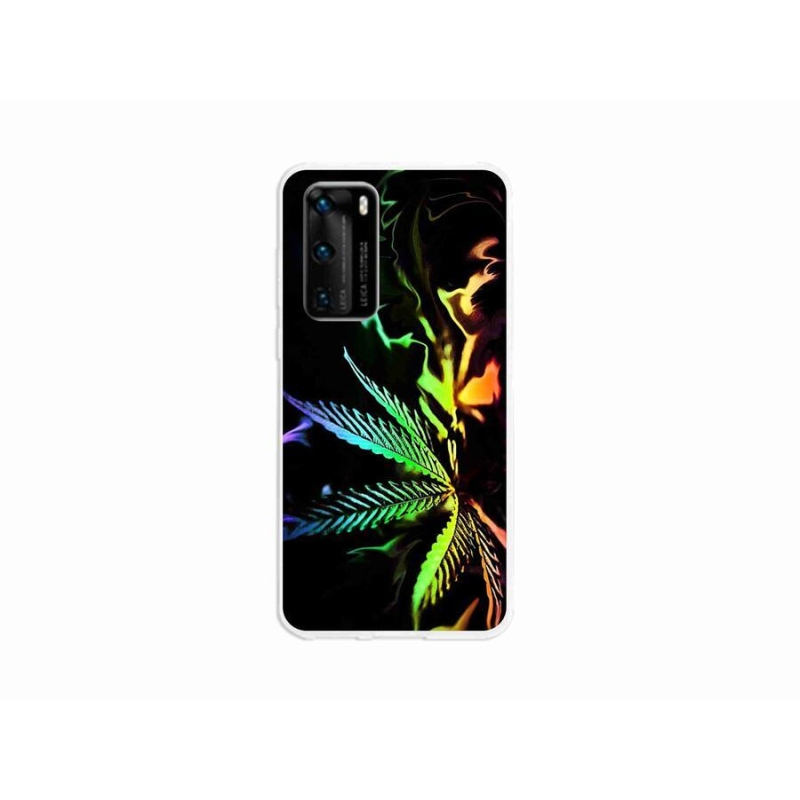 Gélový kryt mmCase na mobil Huawei P40 - konope 2