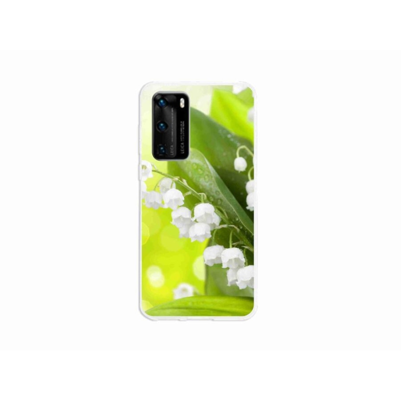 Gélový kryt mmCase na mobil Huawei P40 - konvalinka