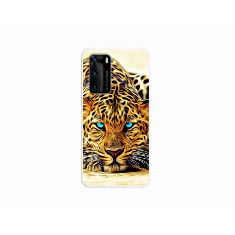 Gélový kryt mmCase na mobil Huawei P40 - kreslený tiger