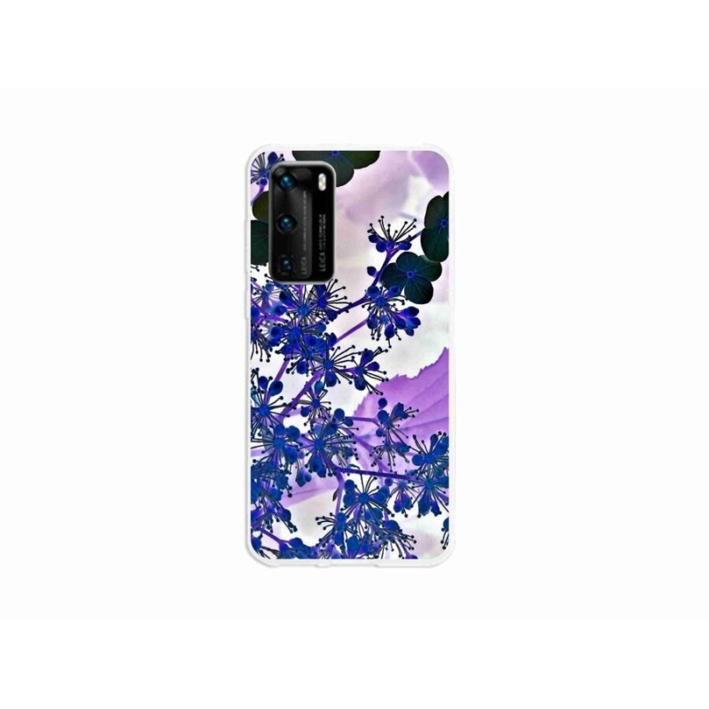Gélový kryt mmCase na mobil Huawei P40 - kvet hortenzie