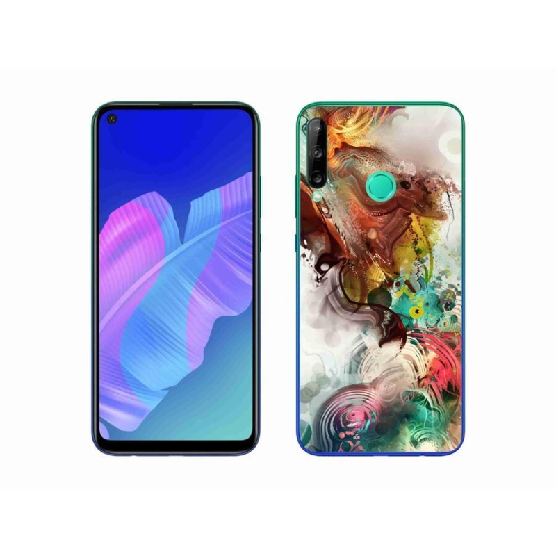 Gélový kryt mmCase na mobil Huawei P40 Lite E - abstrakt 1