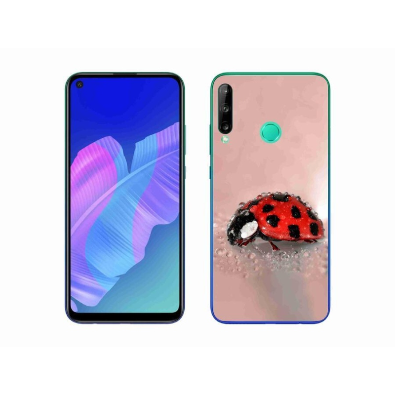 Gélový kryt mmCase na mobil Huawei P40 Lite E - lienka