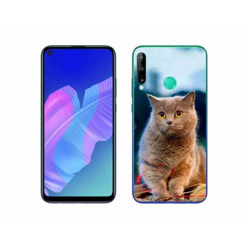 Gelový kryt mmCase na mobil Huawei P40 Lite E - britská modrá 2