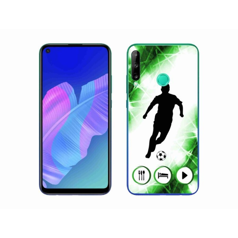 Gélový kryt mmCase na mobil Huawei P40 Lite E - futbalista