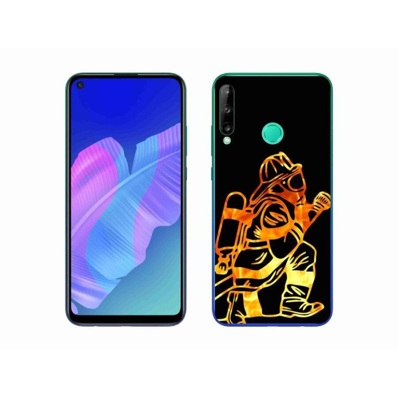 Gélový kryt mmCase na mobil Huawei P40 Lite E - hasič 1