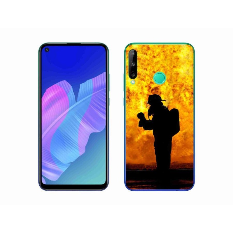 Gélový kryt mmCase na mobil Huawei P40 Lite E - hasič