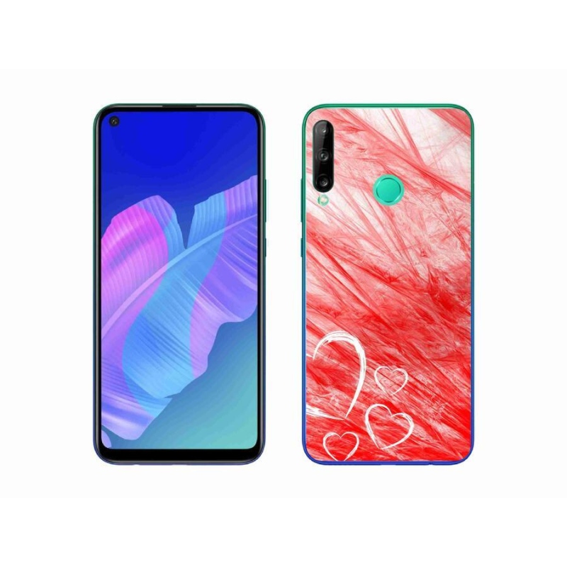 Gélový kryt mmCase na mobil Huawei P40 Lite E - heart