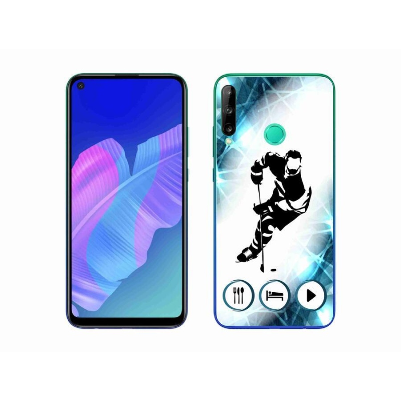 Gélový kryt mmCase na mobil Huawei P40 Lite E - hokej 1