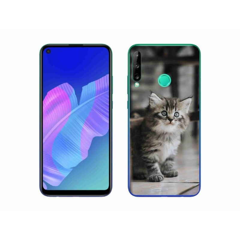 Gélový kryt mmCase na mobil Huawei P40 Lite E - mačiatko