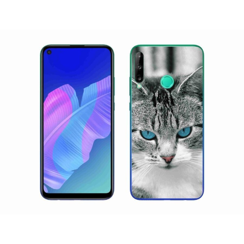 Gélový kryt mmCase na mobil Huawei P40 Lite E - mačacie pohľad 1