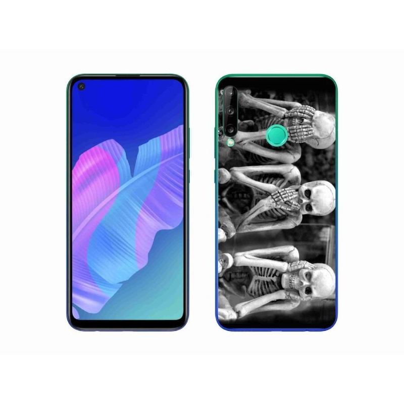 Gélový kryt mmCase na mobil Huawei P40 Lite E - kostlivci