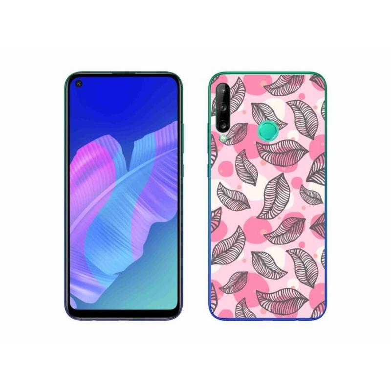 Gélový kryt mmCase na mobil Huawei P40 Lite E - kreslené padajúce listy