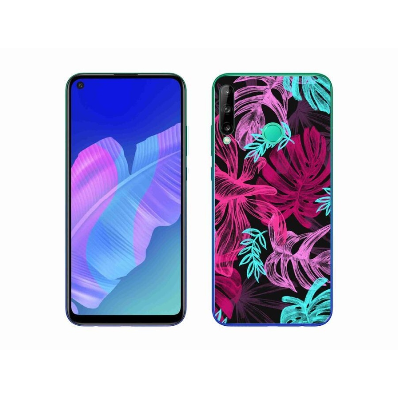 Gélový kryt mmCase na mobil Huawei P40 Lite E - kvety 1