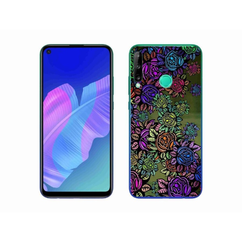 Gélový kryt mmCase na mobil Huawei P40 Lite E - kvety 6