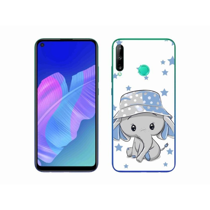 Gélový kryt mmCase na mobil Huawei P40 Lite E - modrý slon