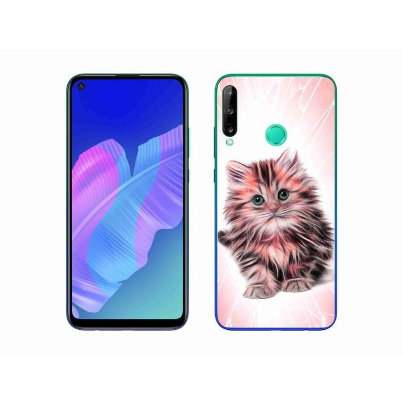 Gélový kryt mmCase na mobil Huawei P40 Lite E - roztomilé mačiatko