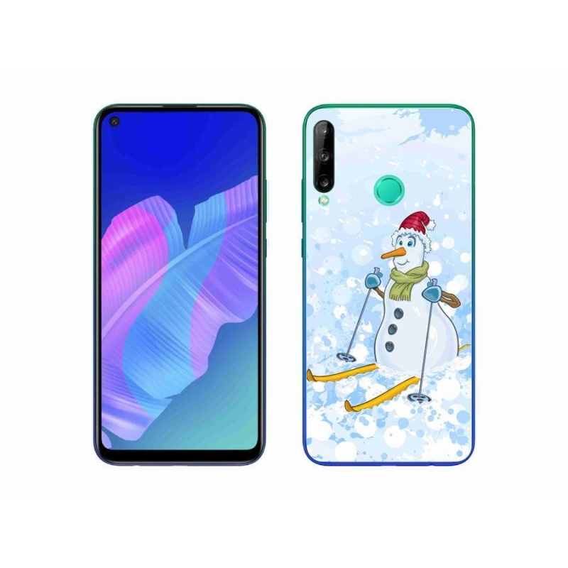 Gélový kryt mmCase na mobil Huawei P40 Lite E - snehuliak