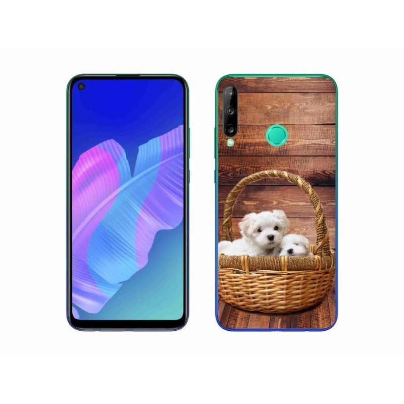 Gélový kryt mmCase na mobil Huawei P40 Lite E - šteniatka