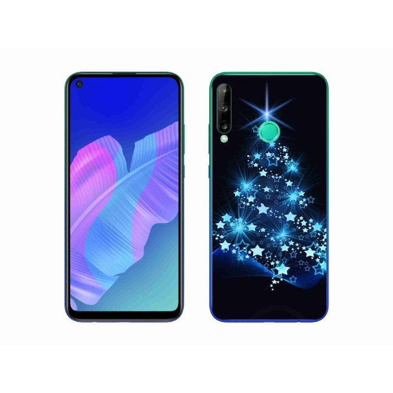 Gélový kryt mmCase na mobil Huawei P40 Lite E - vianočný stromček