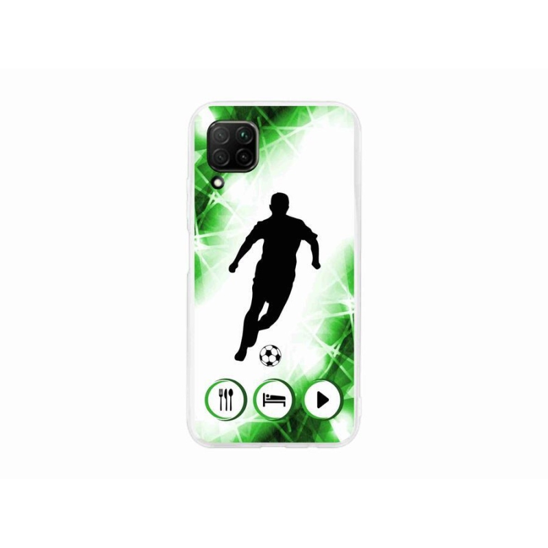 Gélový kryt mmCase na mobil Huawei P40 Lite - futbalista