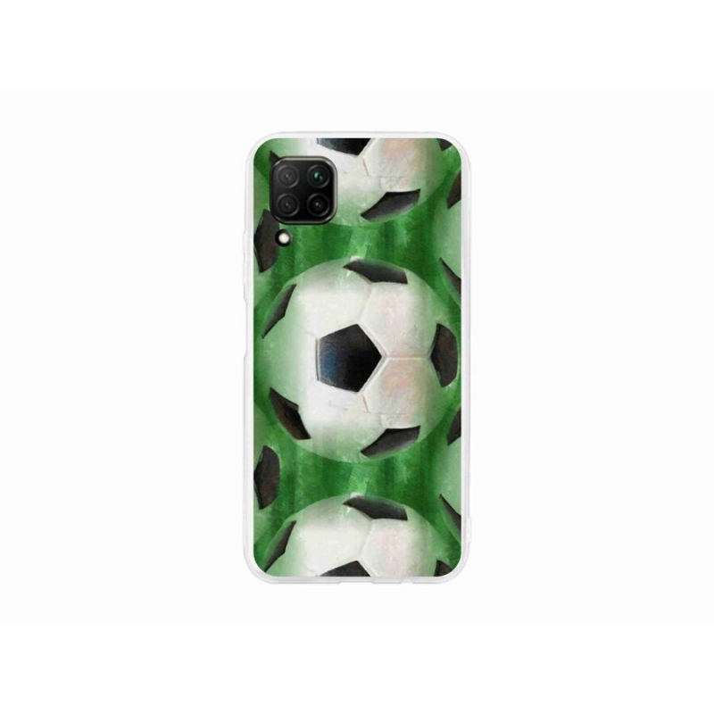 Gélový kryt mmCase na mobil Huawei P40 Lite - futbalová lopta