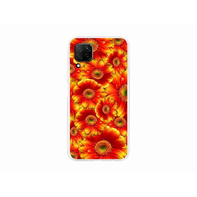 Gélový kryt mmCase na mobil Huawei P40 Lite - gerbera 1