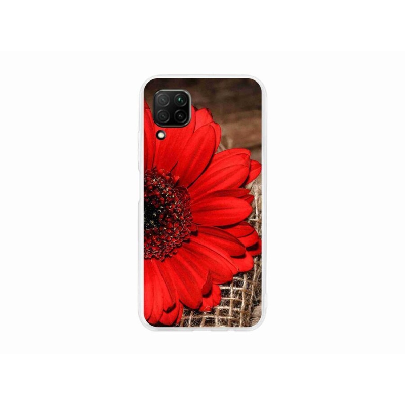 Gélový kryt mmCase na mobil Huawei P40 Lite - gerbera