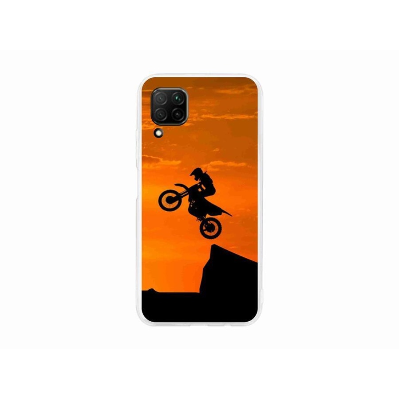 Gélový kryt mmCase na mobil Huawei P40 Lite - motocross