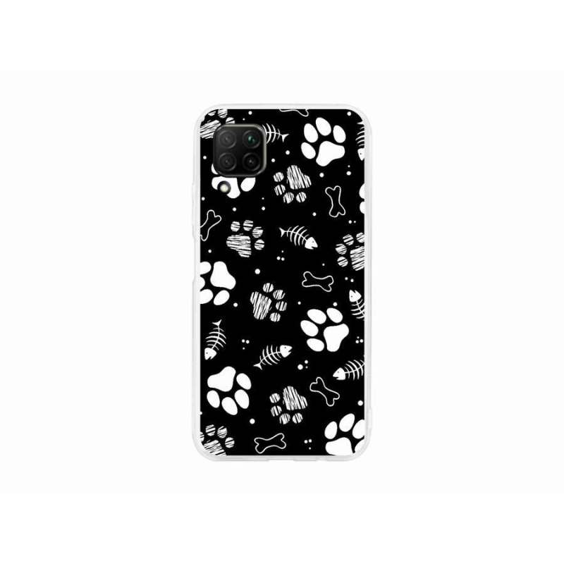 Gélový kryt mmCase na mobil Huawei P40 Lite - psie labky