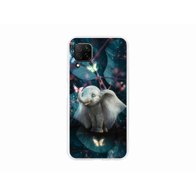 Gélový kryt mmCase na mobil Huawei P40 Lite - roztomilý slon