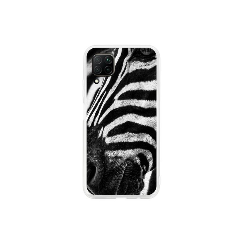 Gélový kryt mmCase na mobil Huawei P40 Lite - zebra