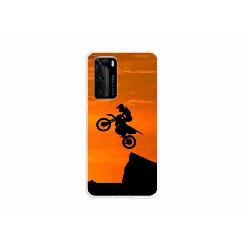 Gélový kryt mmCase na mobil Huawei P40 - motocross