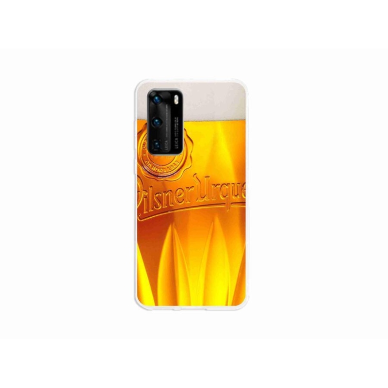 Gélový kryt mmCase na mobil Huawei P40 - pivo