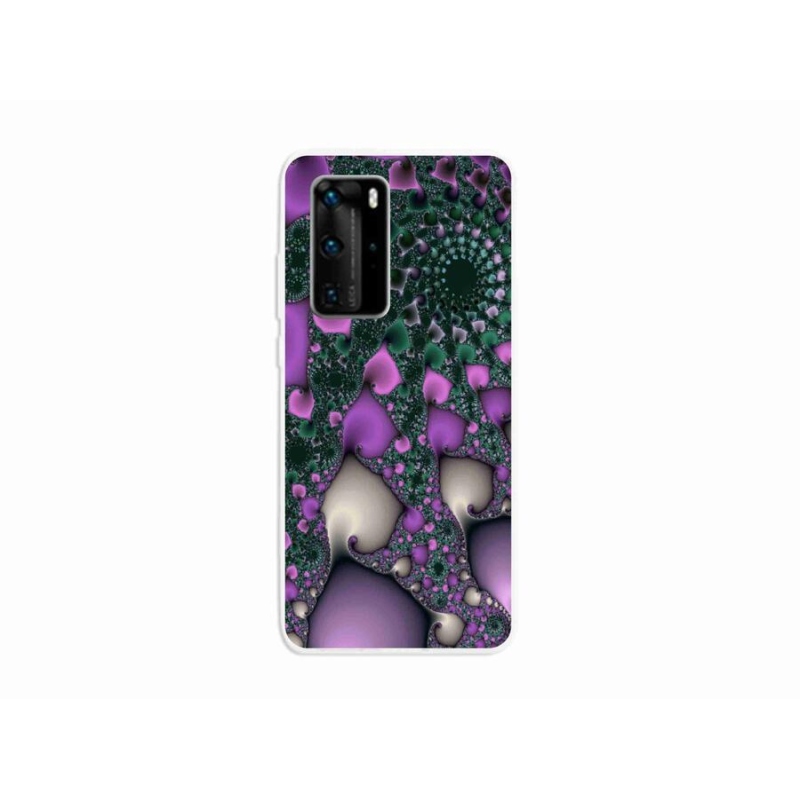 Gélový kryt mmCase na mobil Huawei P40 Pro - abstrakt 7