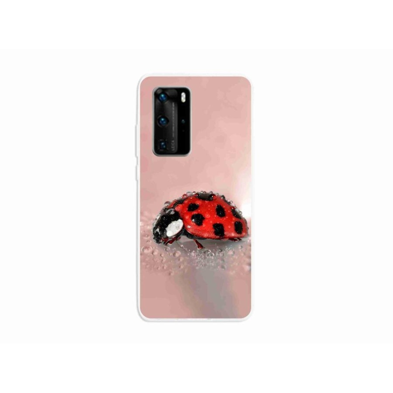 Gélový kryt mmCase na mobil Huawei P40 Pro - lienka